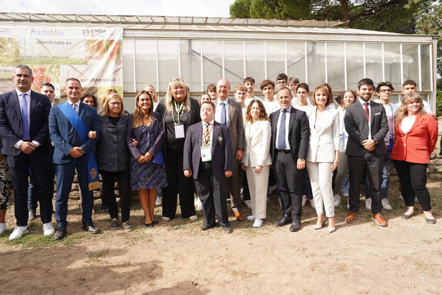 Inaugurazione serra Sereni
