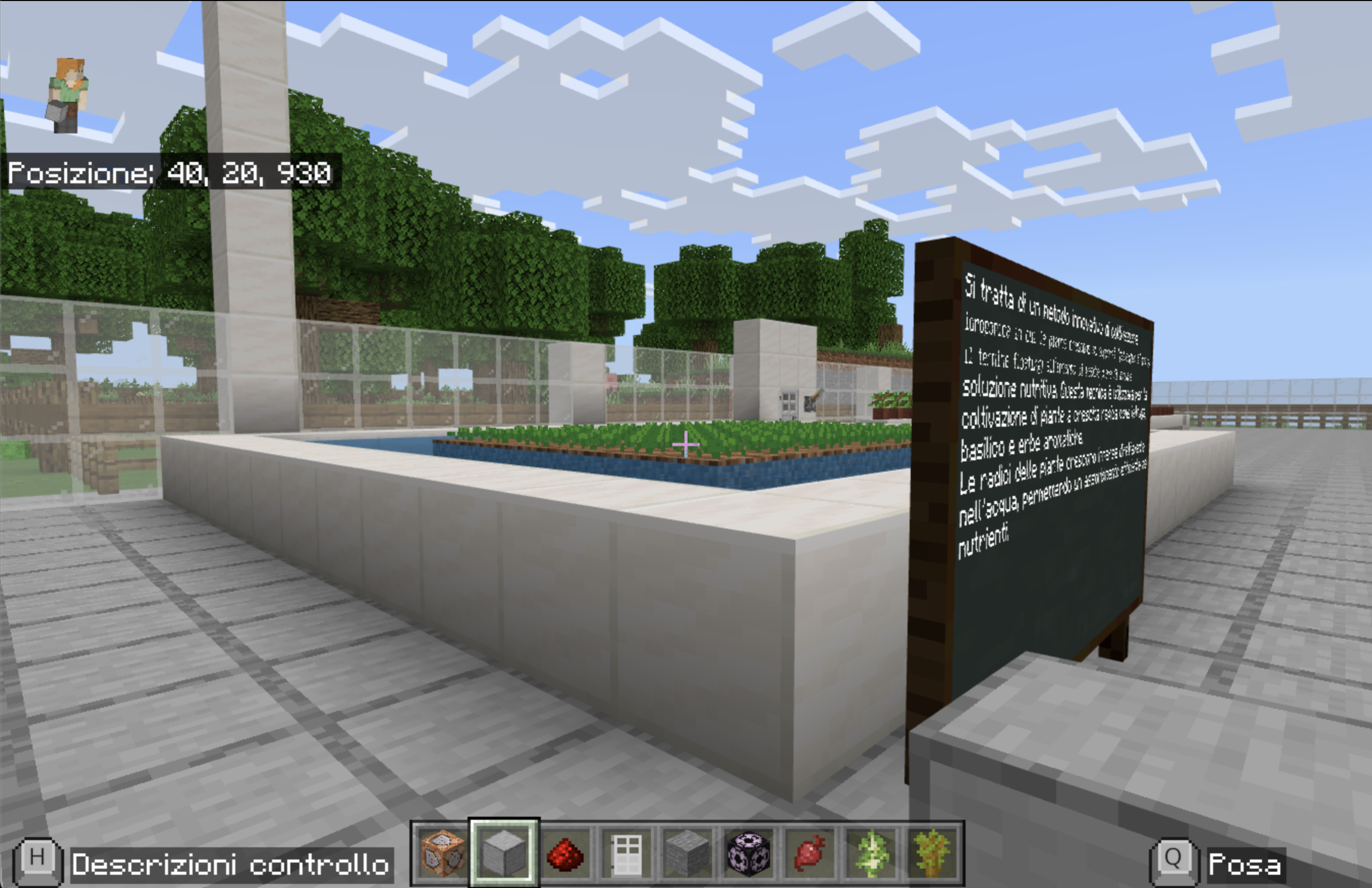 Vasche floating su Minecraft